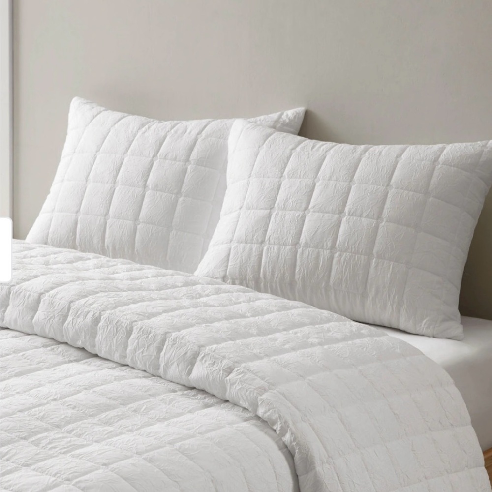 Cocoon Quilt Top Duvet Cover Set by N Natori Full/Queen